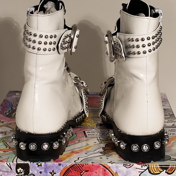 Jeffrey Campbell Gustine White Boot - Picture 2 of 8